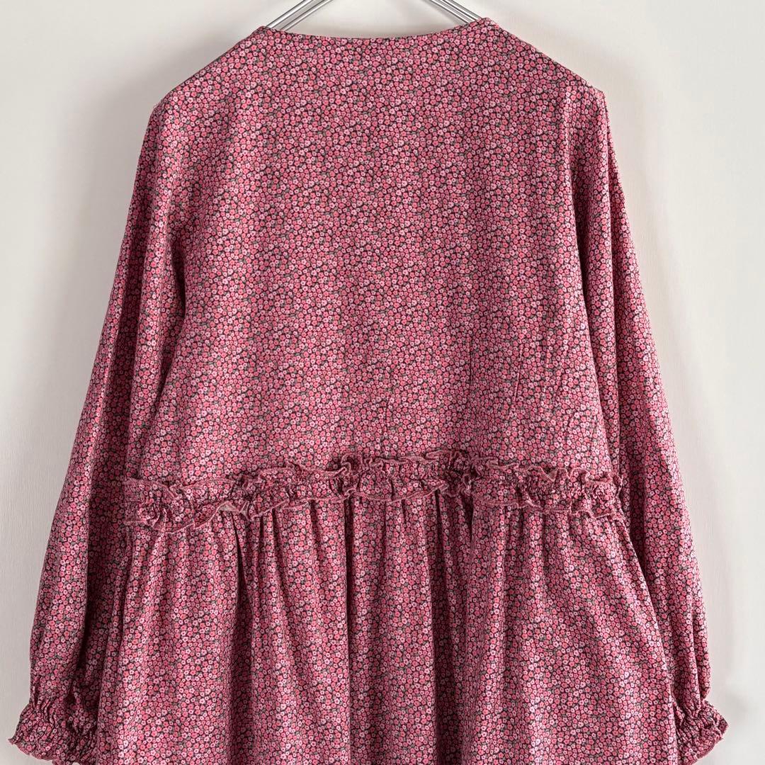 ツハル by ザマンサモスモス リバティ　PENNY柄 フリルワンピース