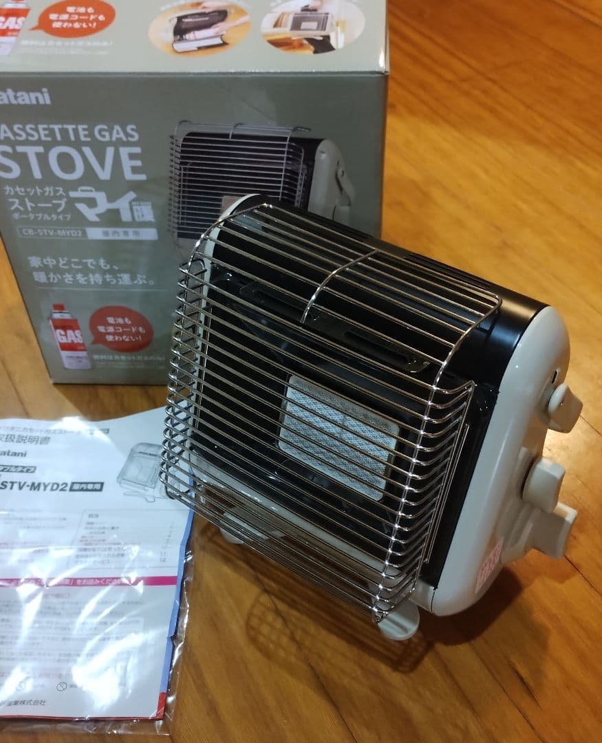 Iwatani マイ暖 カセットガスストーブ CB-STV-MYD2 アイボリー