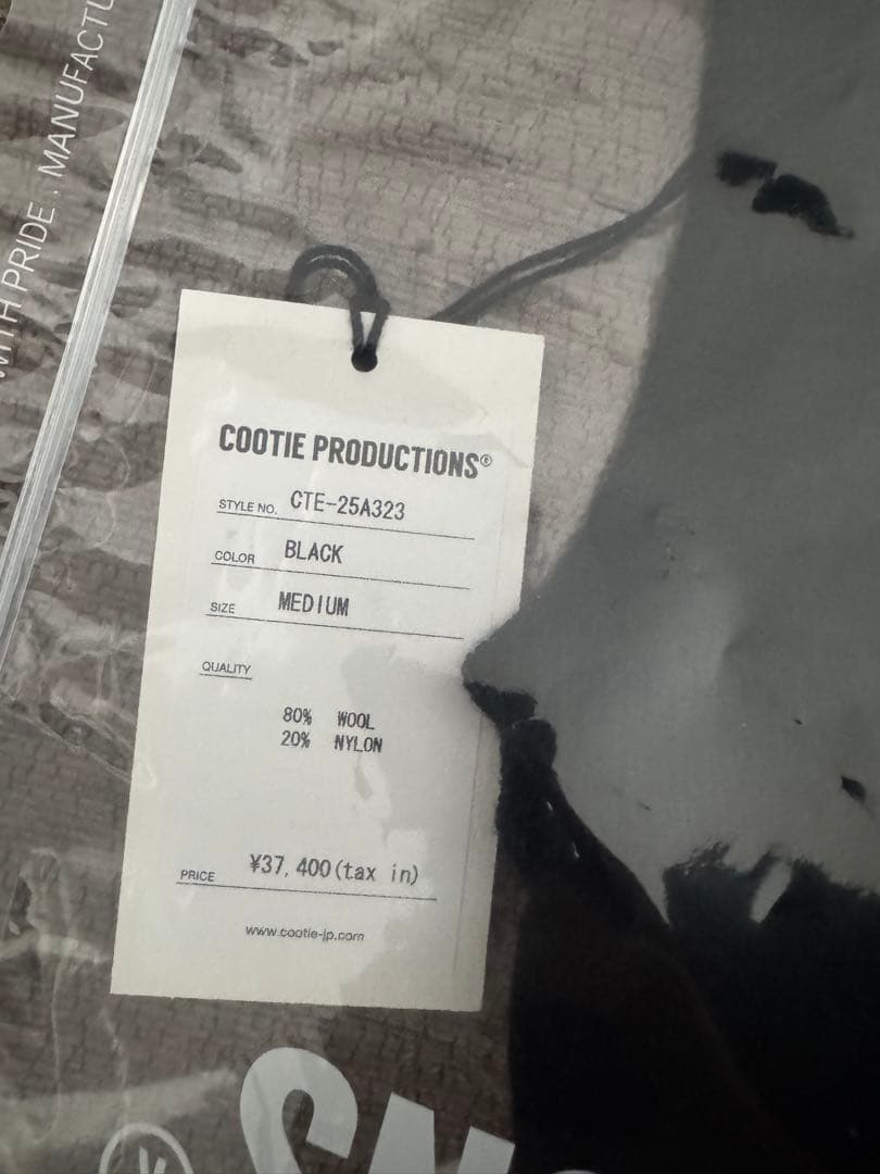 cootie Intarsia Crew Sweater KJ着用　Mサイズ