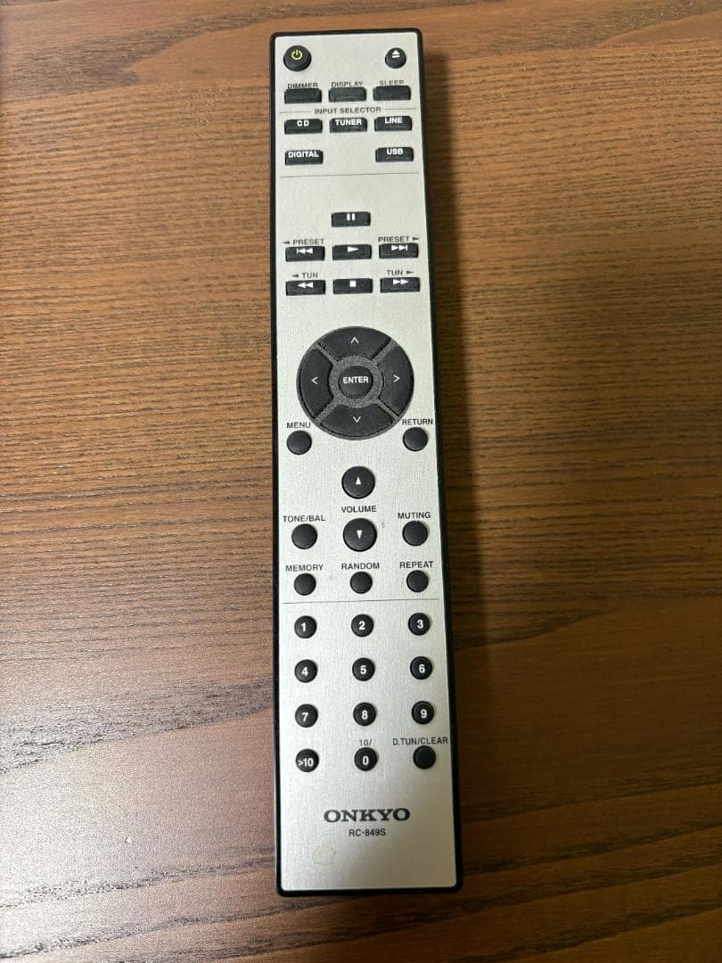 【美品】ONKYO CDレシーバー CR-555(S) 高音質アンプ