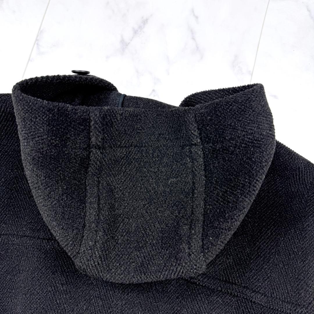 美品 ニューヨーカー ダッフルコート ムーアブルック 肉厚 ヘリンボーン L