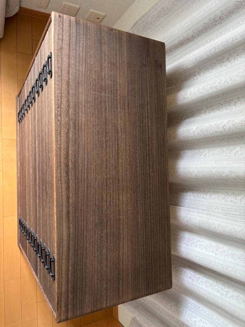 桐天然木たんす 　本焼磨き仕上げ 12段：