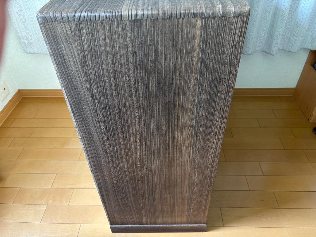 桐天然木たんす 　本焼磨き仕上げ 12段：