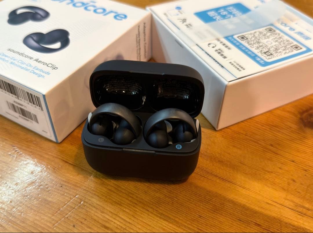 【新品未開封】Anker Soundcore Aero Clip ブラック