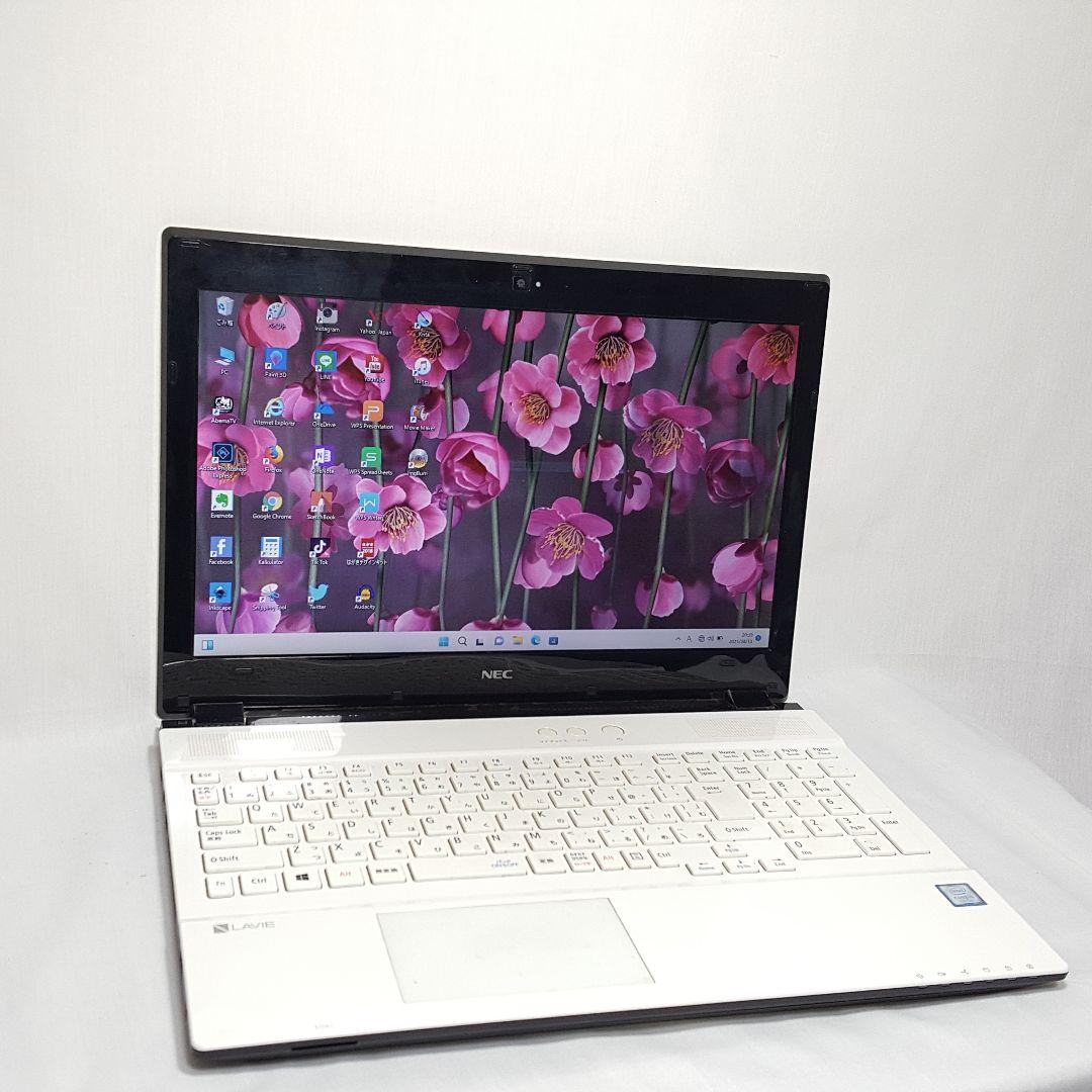 極上/Win11/7世代Core-i5/爆速SSD256GB/メモリ8G/NEC