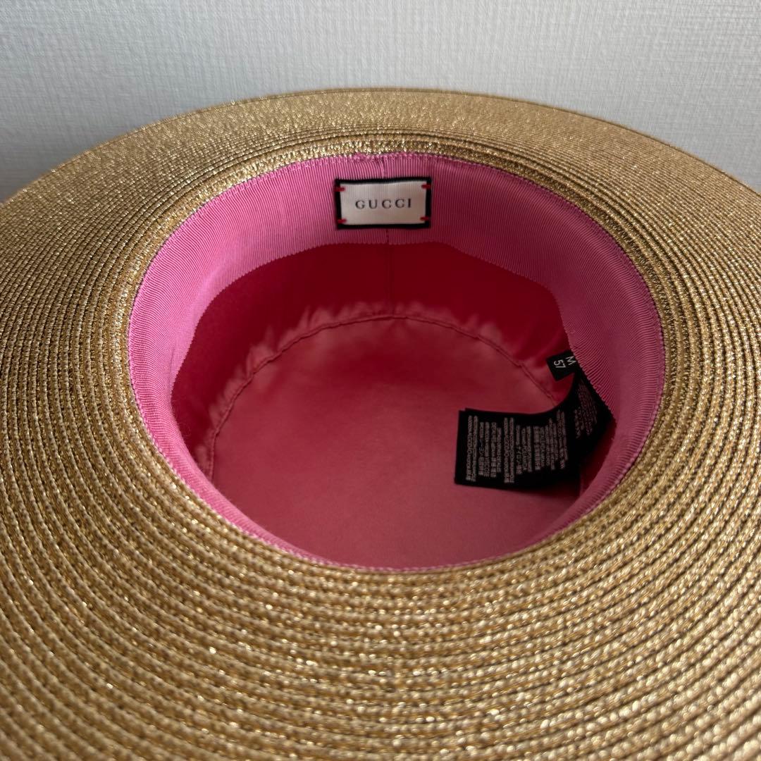 【GUCCI】ラメ ファブリック パピエ ハット
