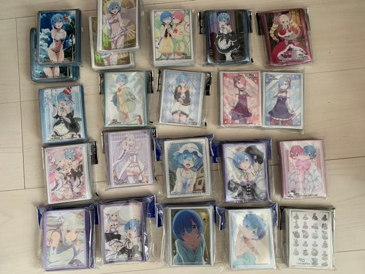 【未開封】公式スリーブ リゼロ　22点セット