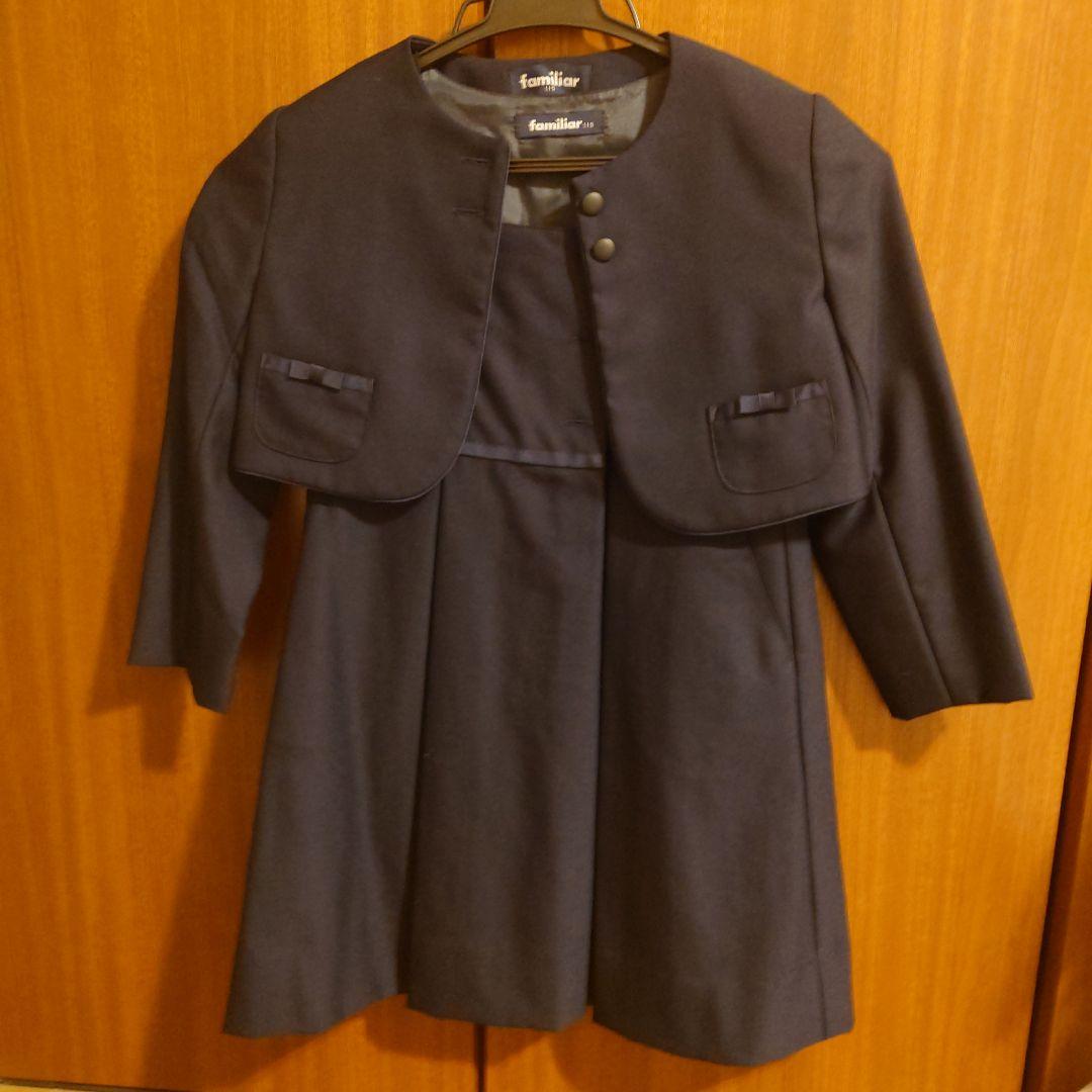 ファミリアお受験用アンサンブルワンピース　入学式やセレモニーにもOK