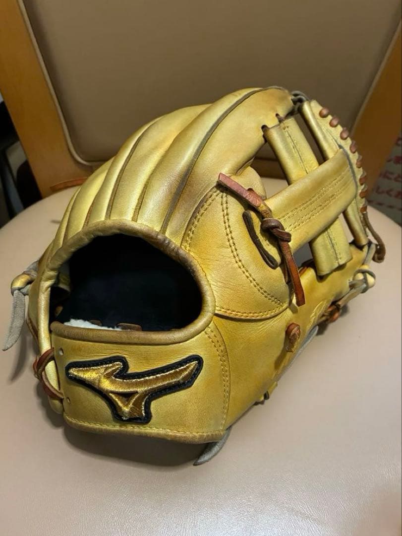 ミズノプロ　硬式オーダー　内野用　坂本モデル　プレキシーキップレザー