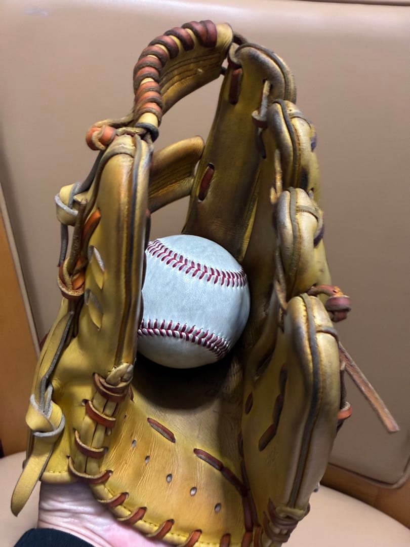 ミズノプロ　硬式オーダー　内野用　坂本モデル　プレキシーキップレザー