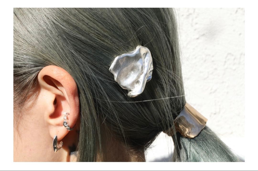 PLUIE コモ エス クリップ(シルバー)