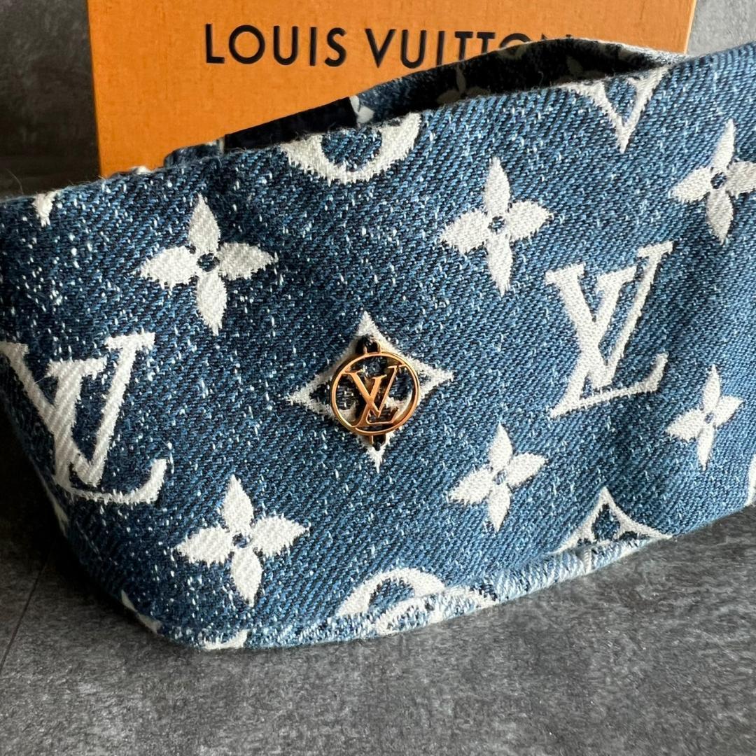 ⭐️LOUIS VUITTON⭐️ルイヴィトン モノグラム デニム ヘアバンド