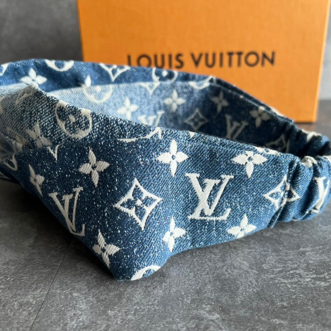 ⭐️LOUIS VUITTON⭐️ルイヴィトン モノグラム デニム ヘアバンド