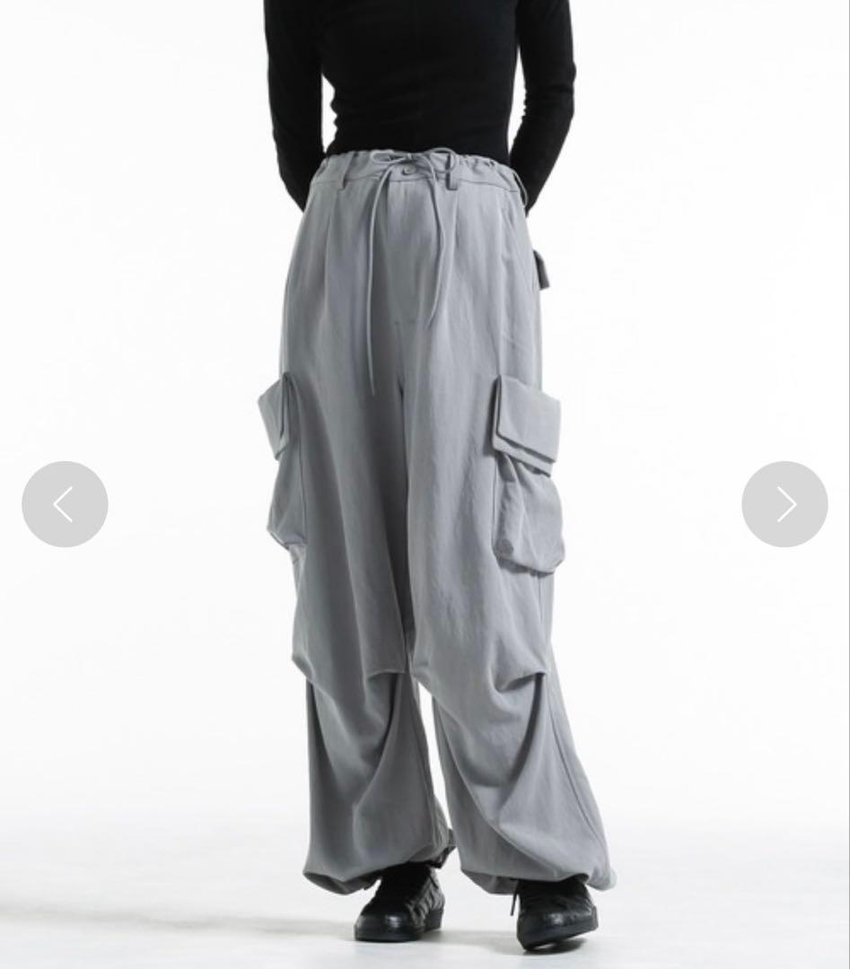 Y-3 ワイスリー　ウォッシュドツイルパンツ / カーゴパンツ　S