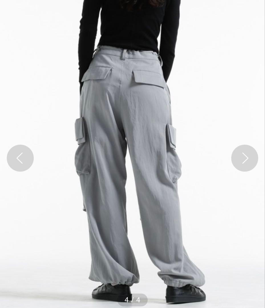 Y-3 ワイスリー　ウォッシュドツイルパンツ / カーゴパンツ　S