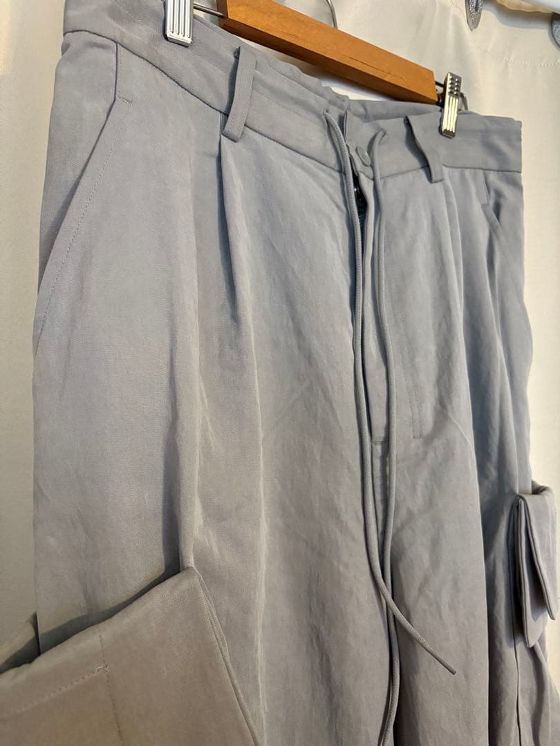 Y-3 ワイスリー　ウォッシュドツイルパンツ / カーゴパンツ　S