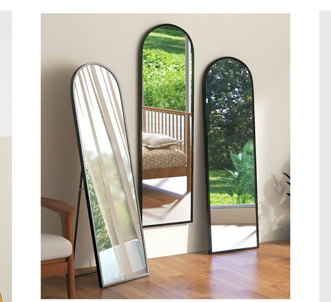 全身鏡　姿見　アーチ型　 黒色 ブラック　180✕60cm　購入価格16990円