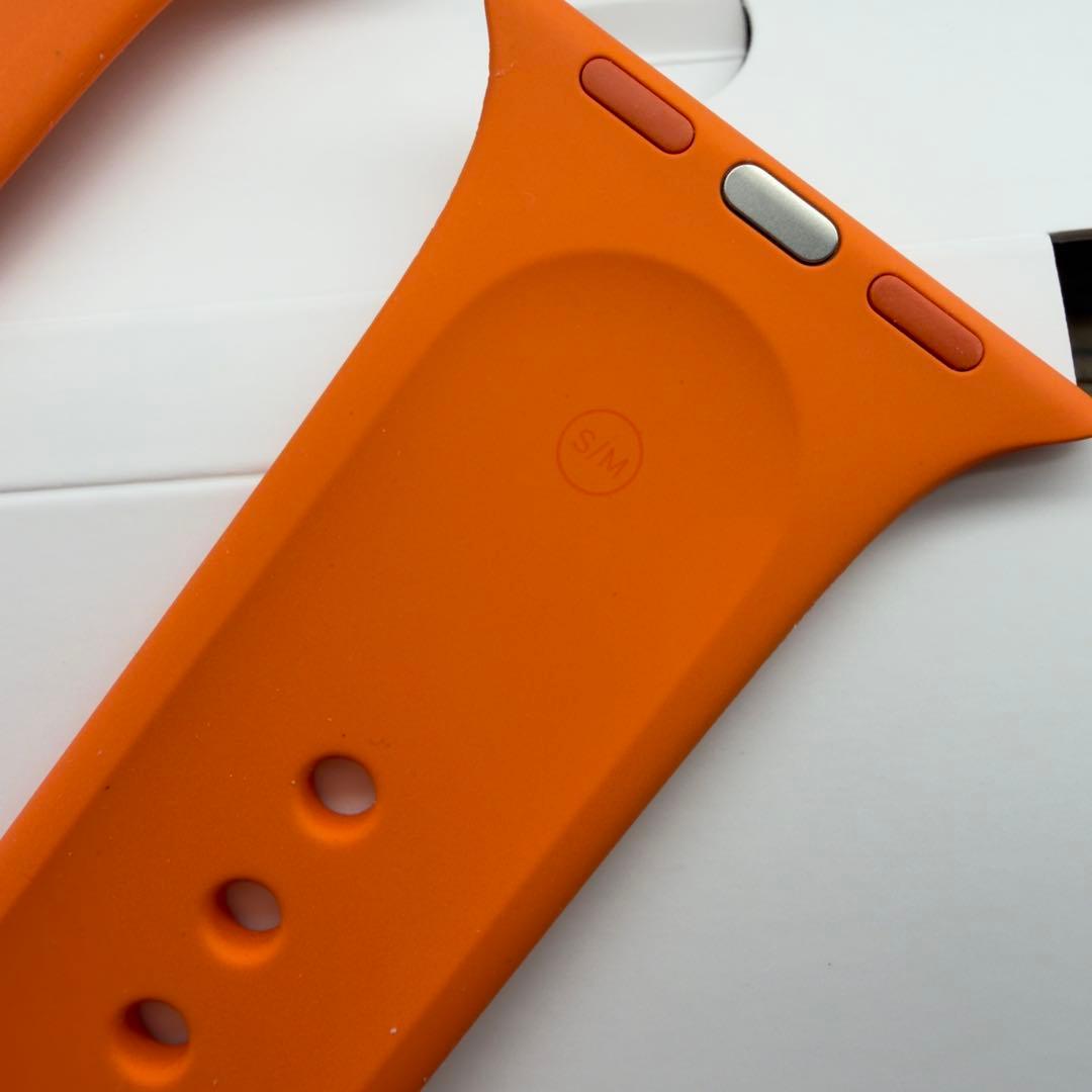 2982 ほぼ未使用　Apple Watch エルメス　オレンジスポーツバンド