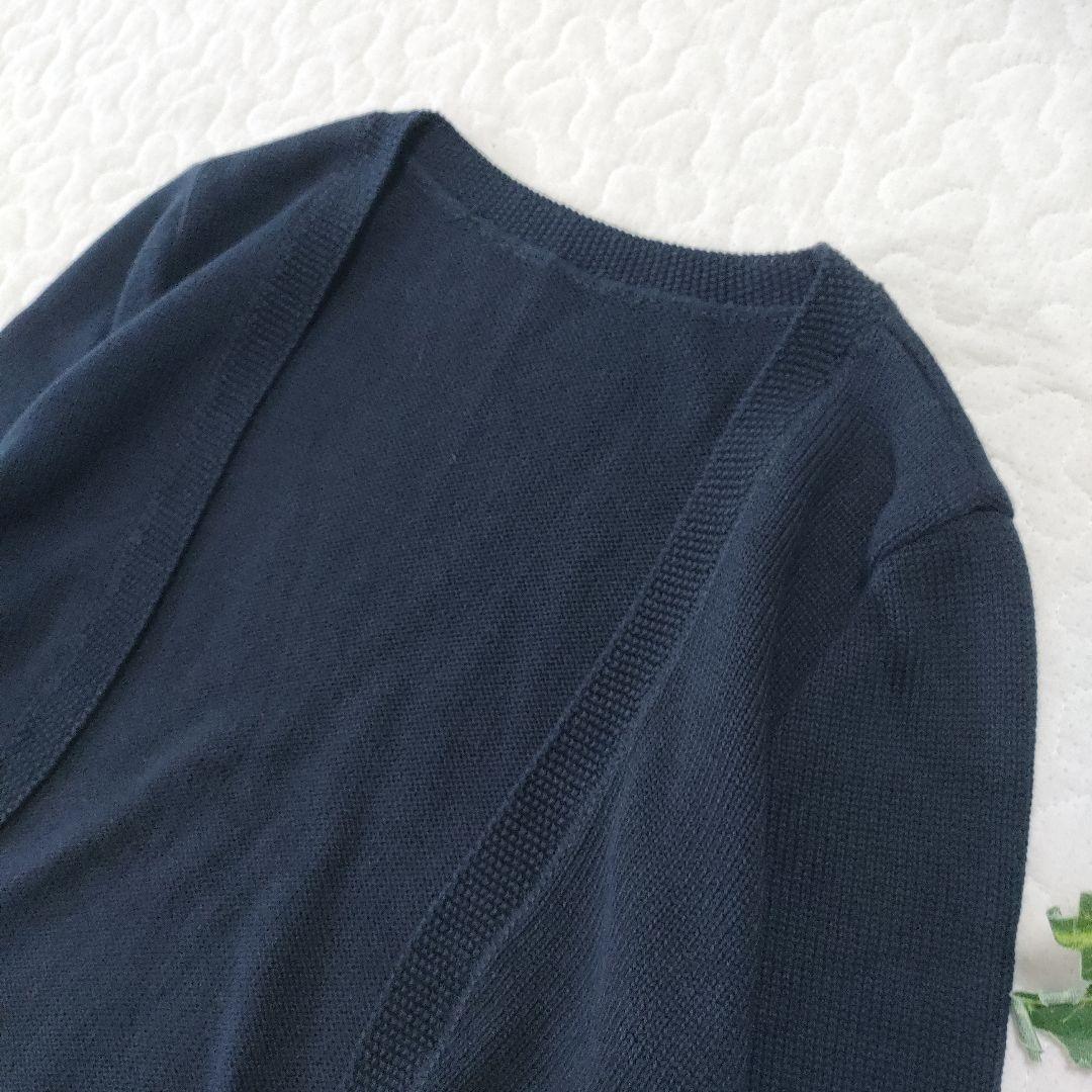 未使用品✨FOXEY　コットン100％ボレロ　ネイビー　38　タグ付き