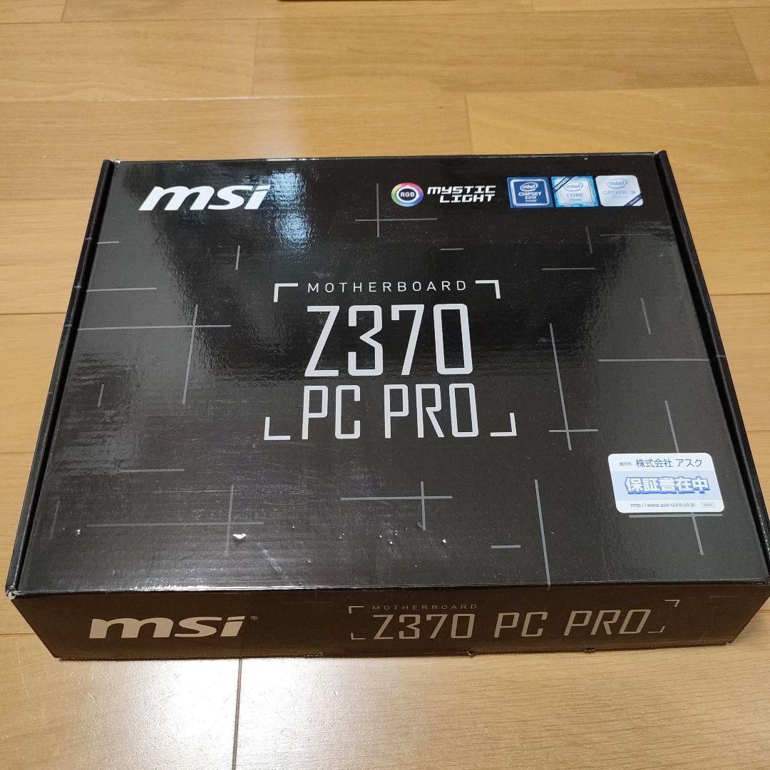MSI Z370 PC PROマザーボード i7 8700　CPUクーラーセット