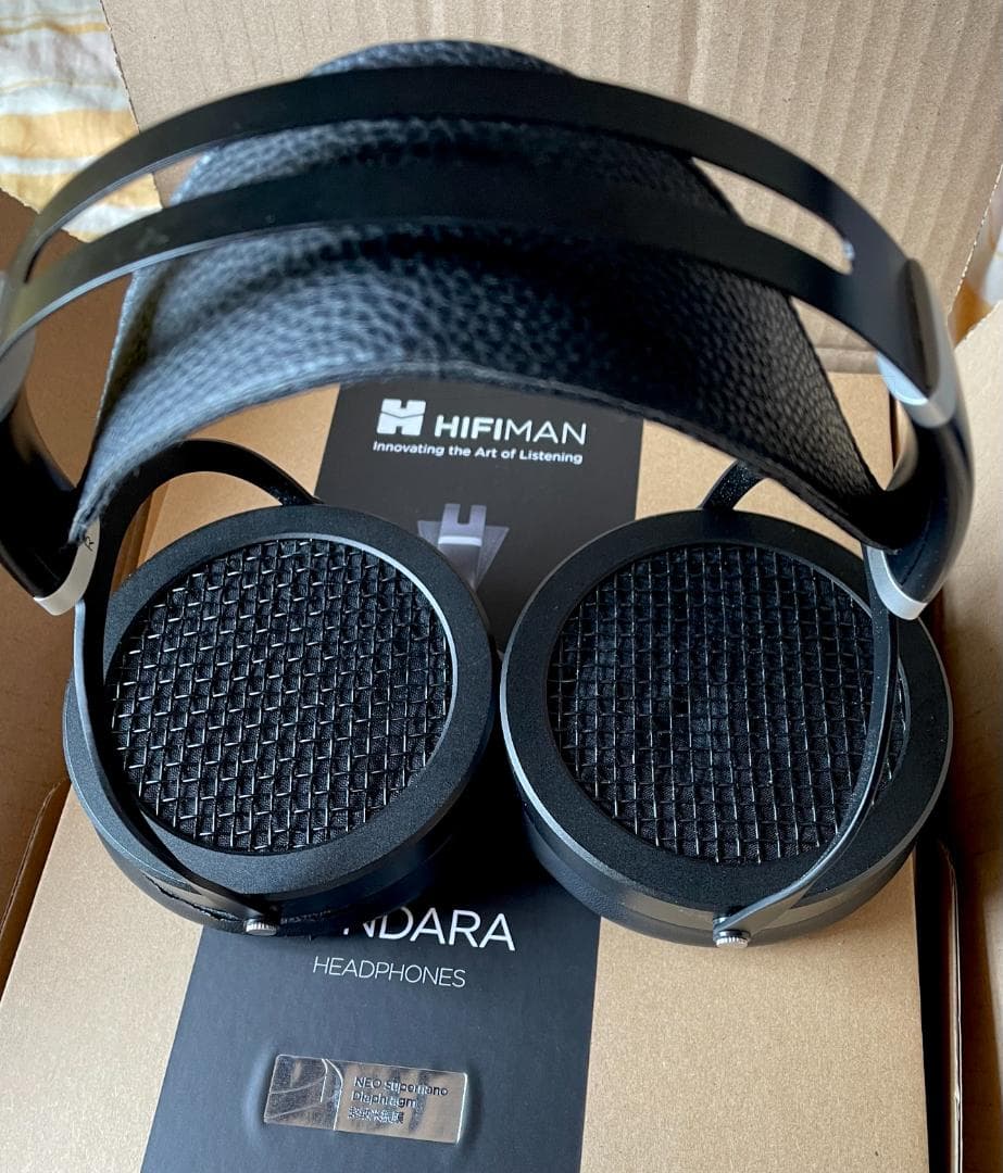 美品HIFIMAN SUNDARAヘッドフォン ＋オマケ⚠️→新品のイヤーパッド
