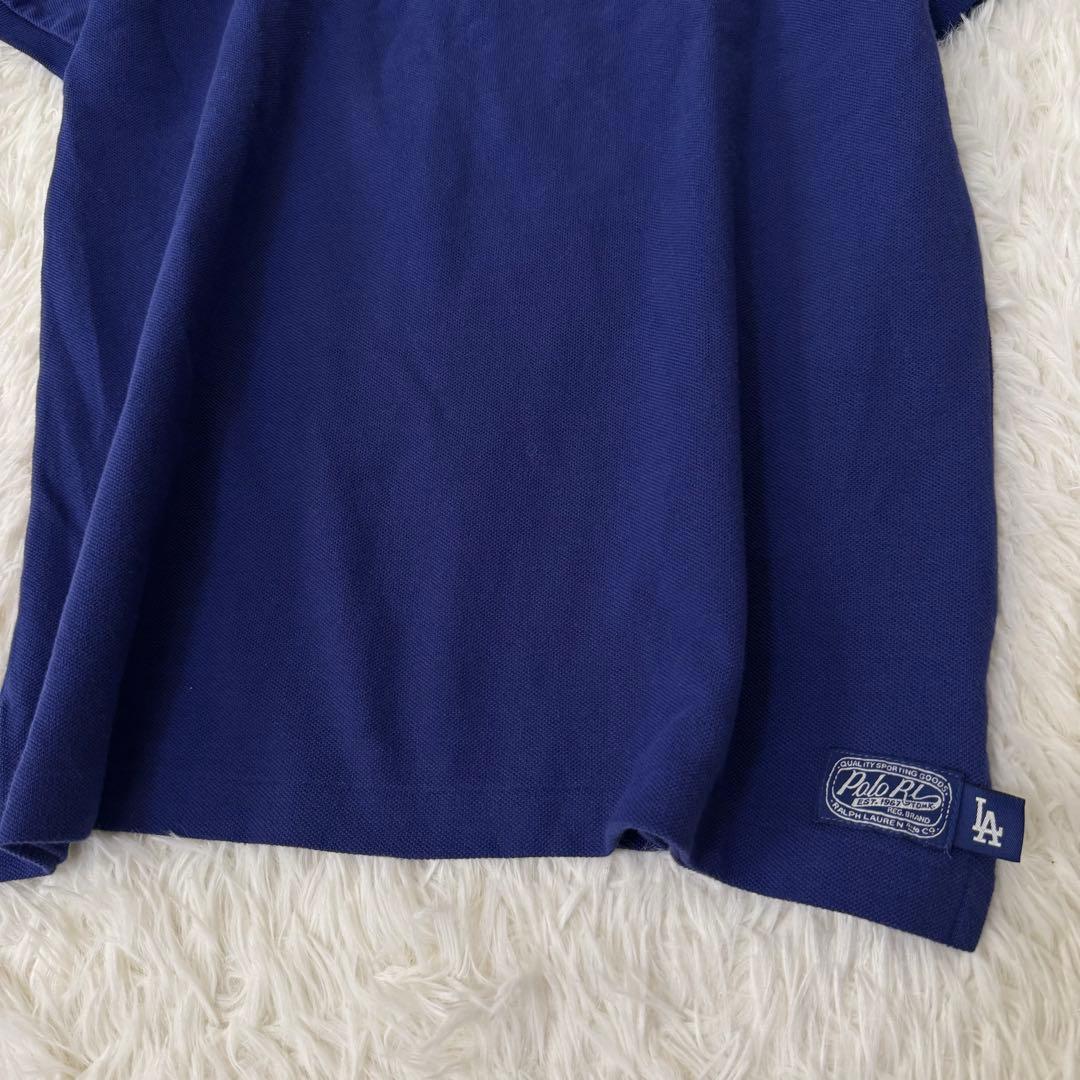 希少✨新品 ポロラルフローレン MLB ポロベア ドジャース ポロシャツ S相当