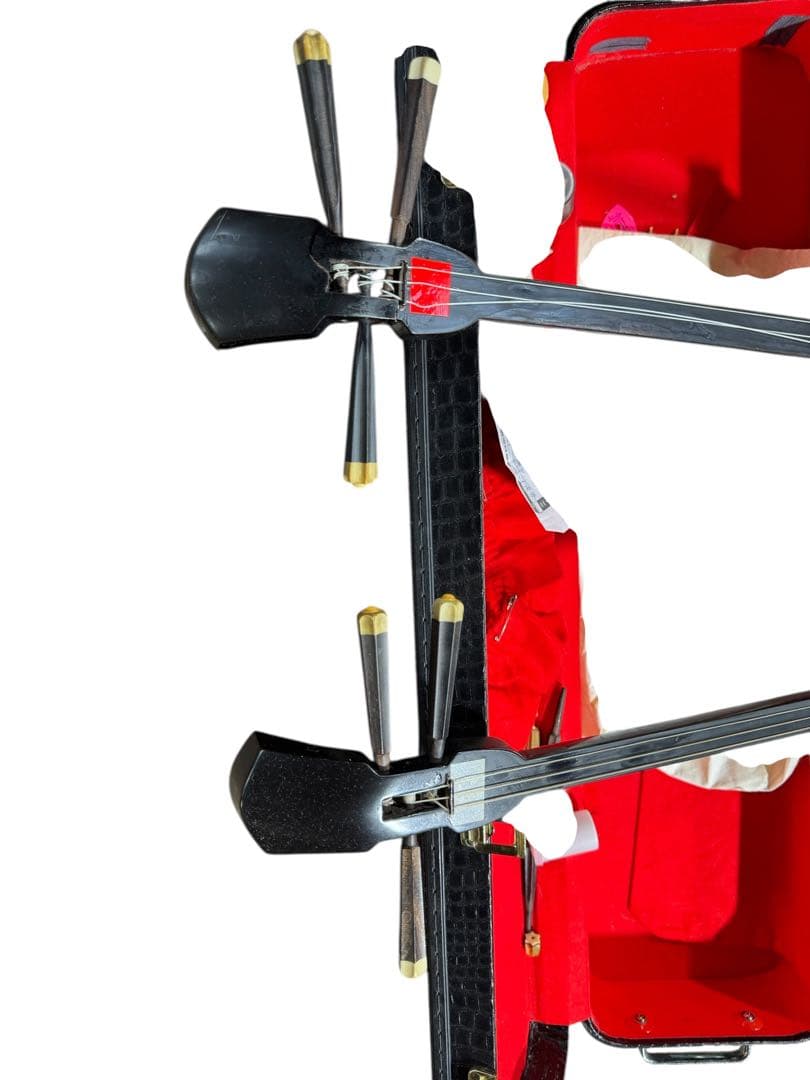 三線 沖縄 40年前　弦楽器 和楽器 民族楽器 琉球 ハードケース付 2本セット