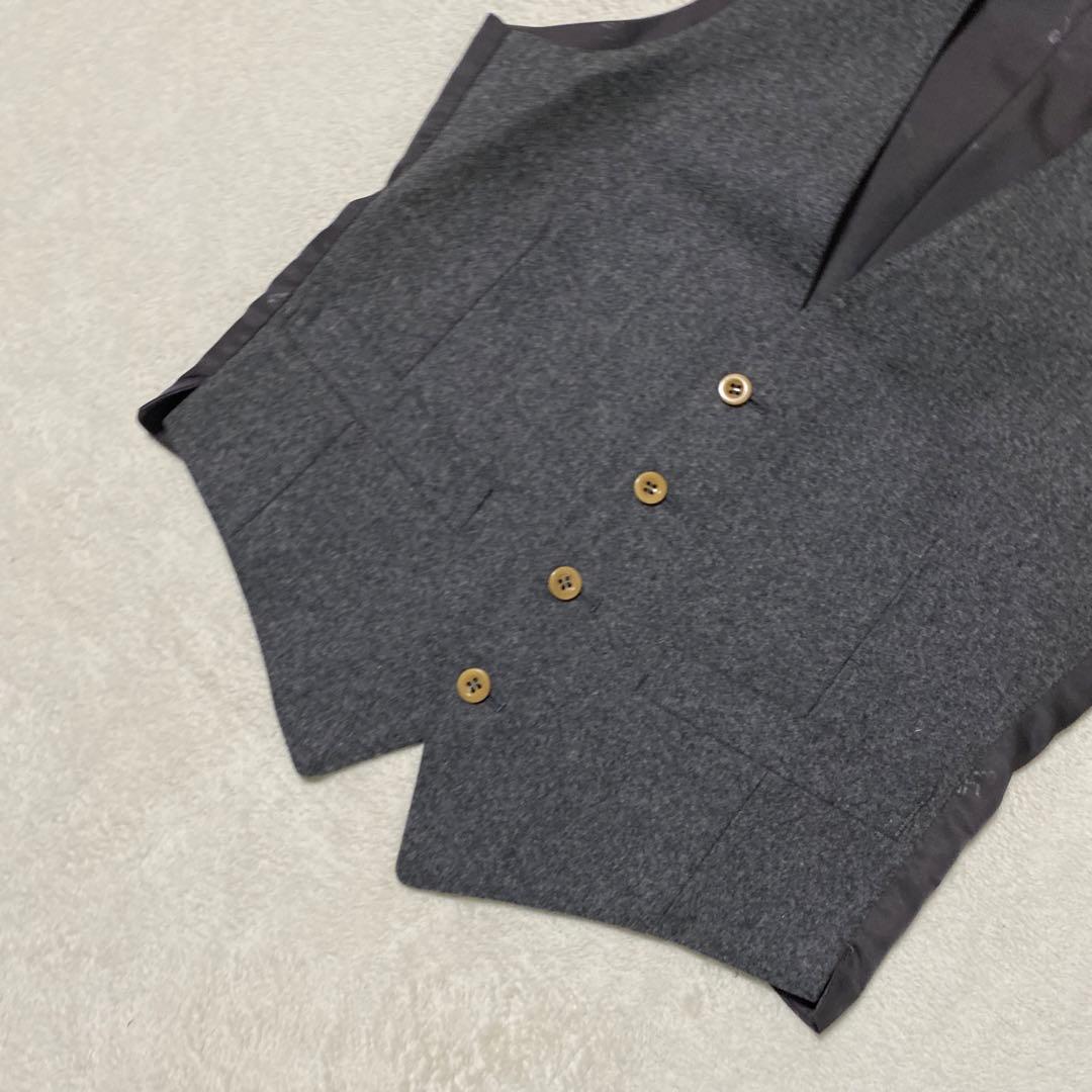 ✨希少✨abla ダブルブレスト スーツ グレー　スリーピース　ダブル　ウール