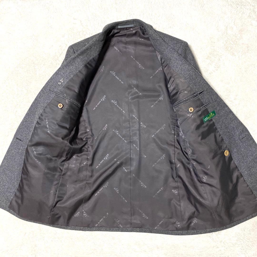 ✨希少✨abla ダブルブレスト スーツ グレー　スリーピース　ダブル　ウール