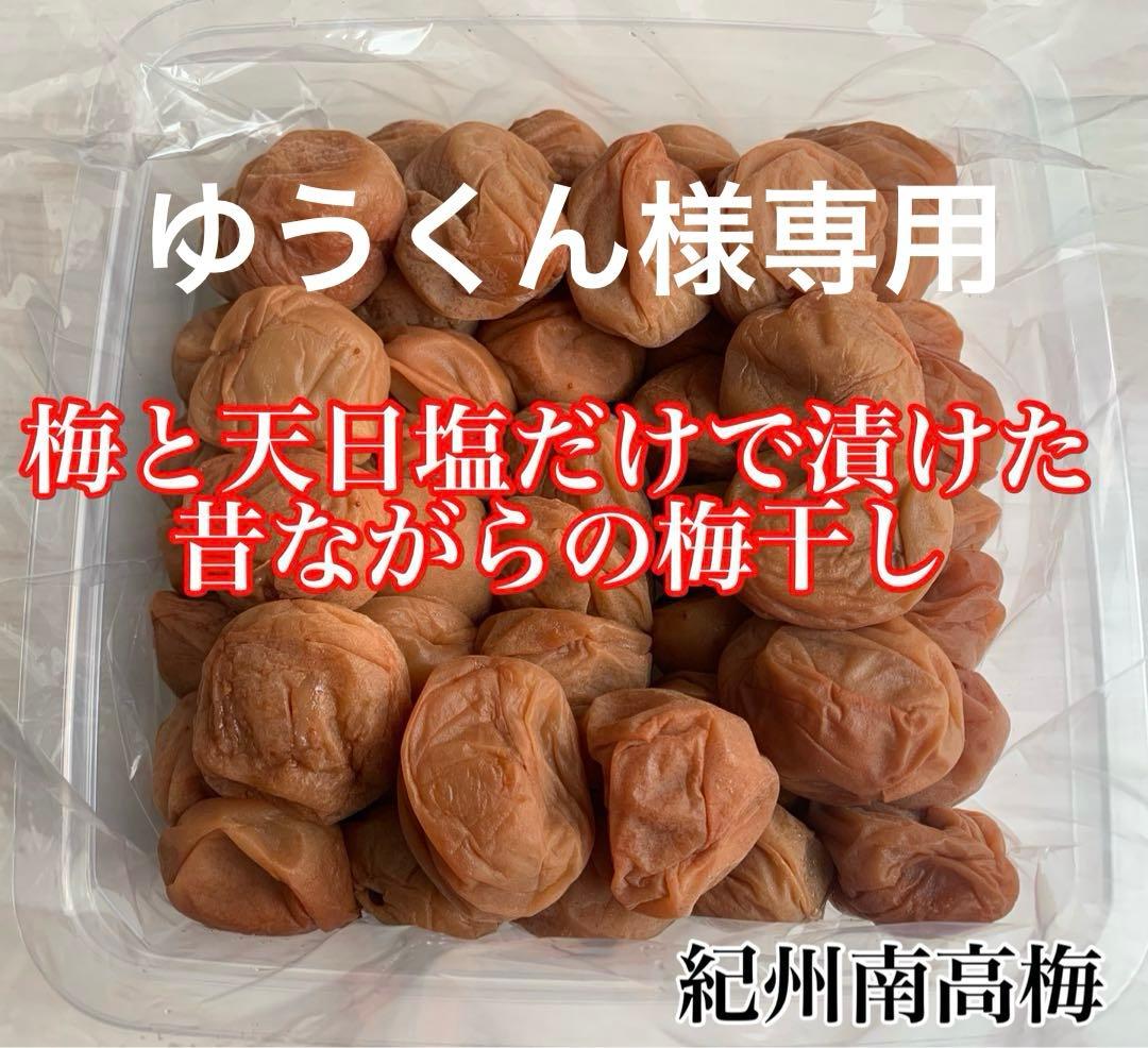 Y 紀州南高梅 訳あり 梅と天日塩だけで漬けた梅干し8kg つぶれ梅 白干し