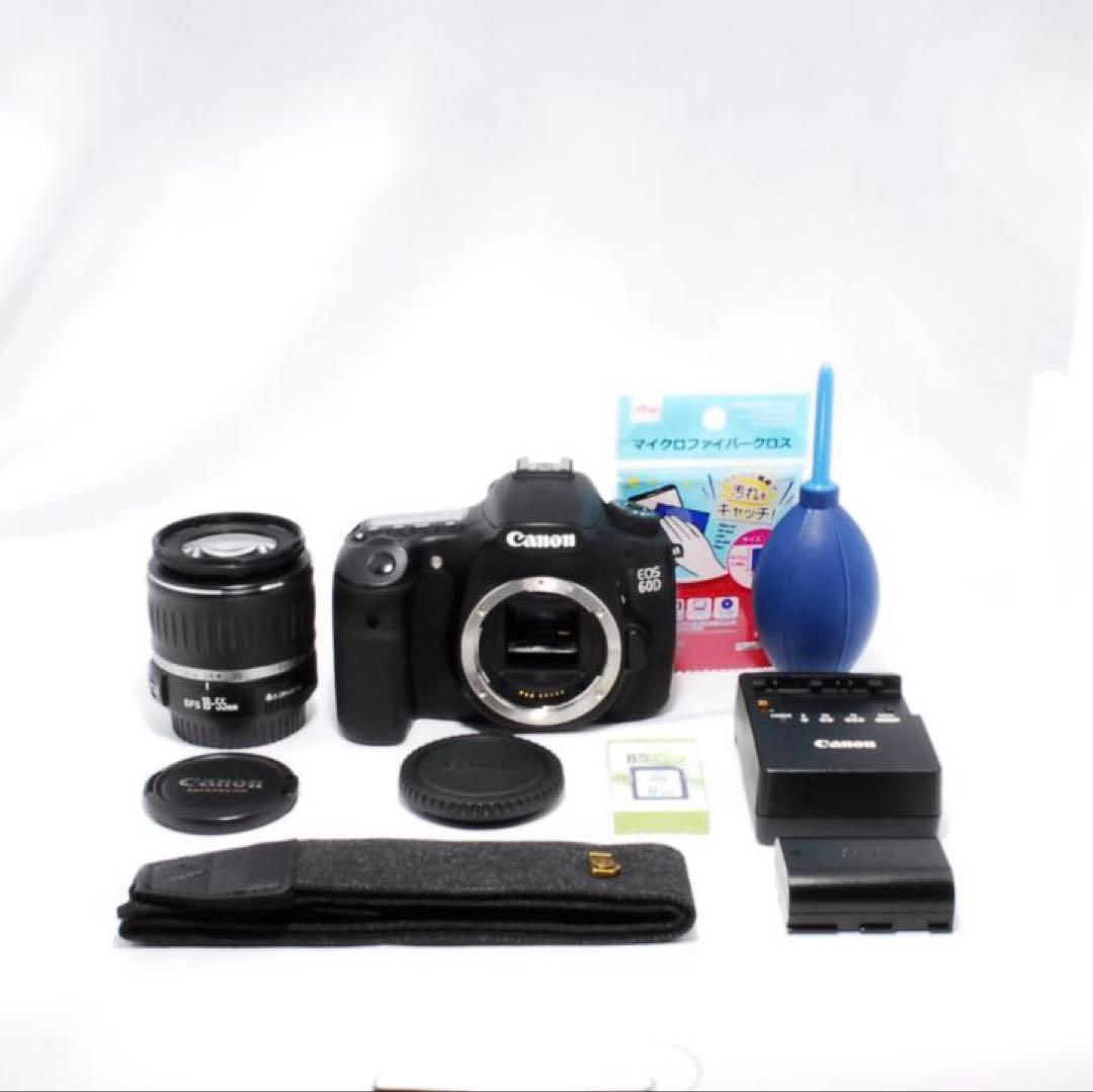 高性能機種❤️Canon EOS 60D❤️楽々自撮り一眼レフカメラ