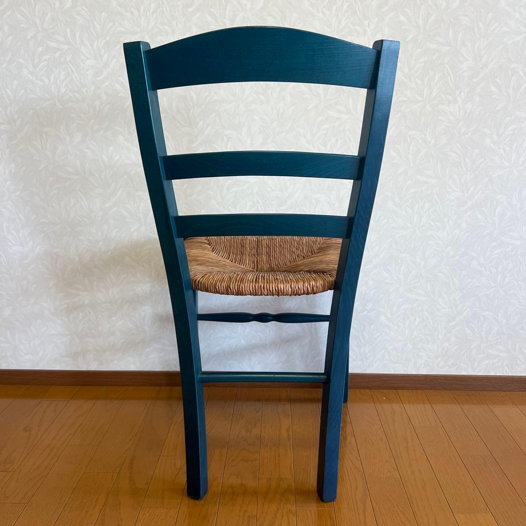 カントリー調 ダイニングチェア ペーパーコード カフェチェア 木製 NO2