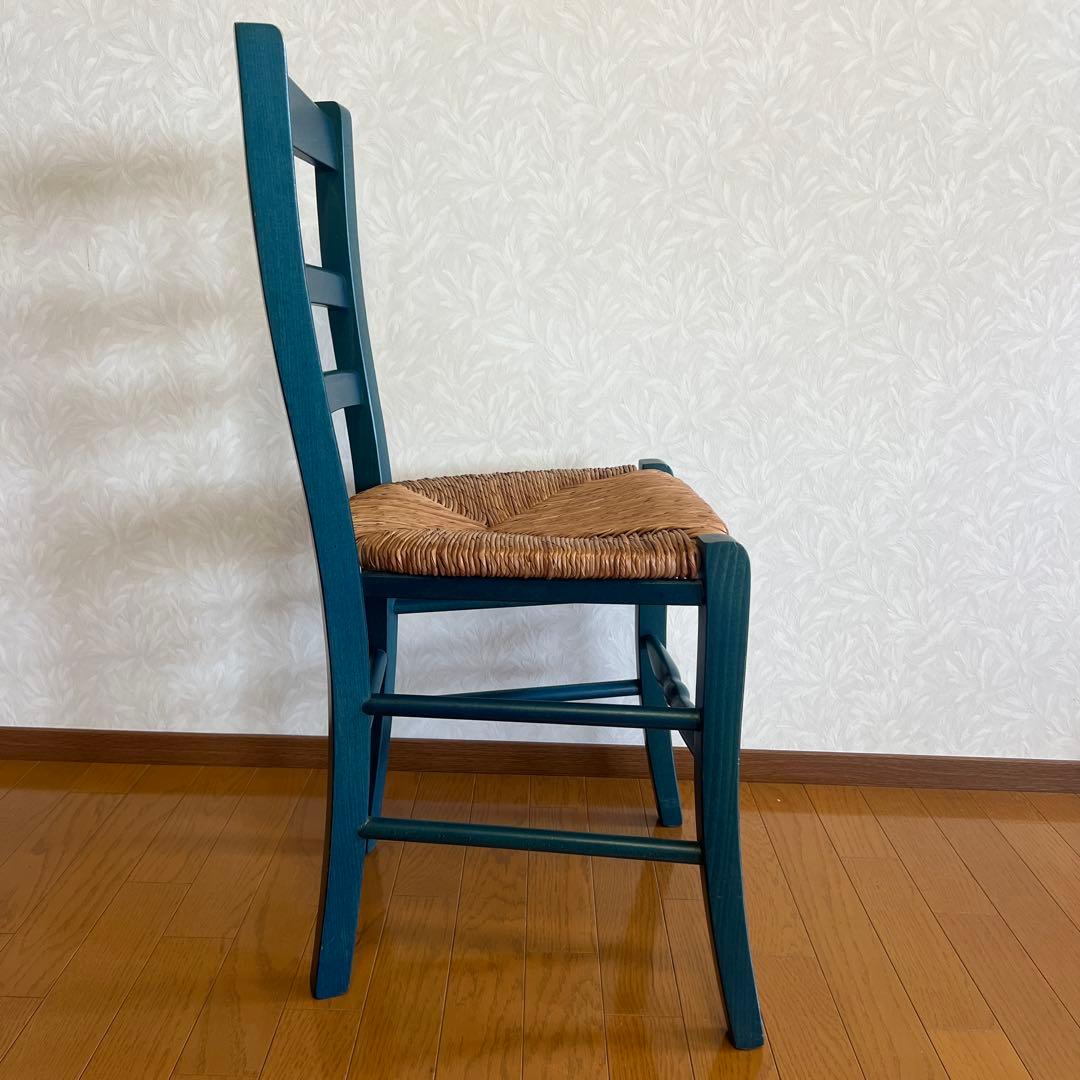 カントリー調 ダイニングチェア ペーパーコード カフェチェア 木製 NO2