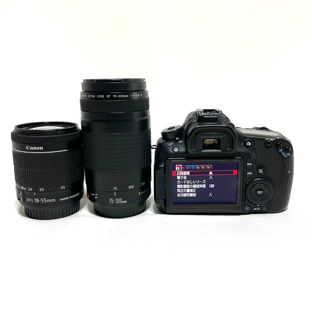 操作性重視で選ぶ❣️ Canon EOS 60D 超望遠ダブルレンズセット✨