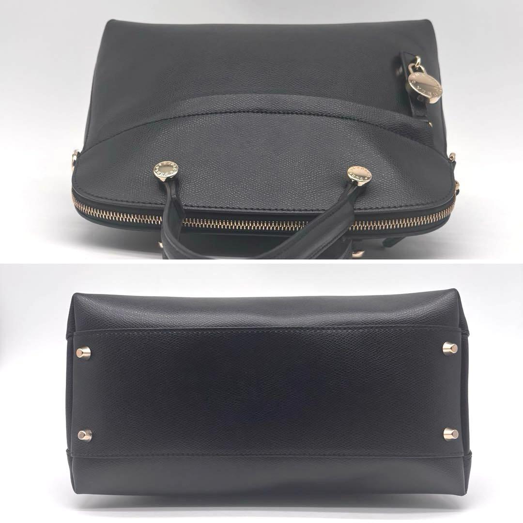 ✨美品✨フルラ　パイパー　M　ハンドバッグ　ショルダーバッグ　2way　ブラック