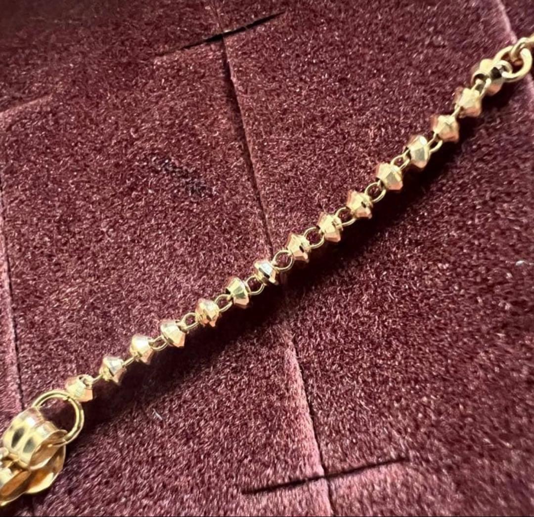 ete エテ グレイン フープ ピアス k18 片耳