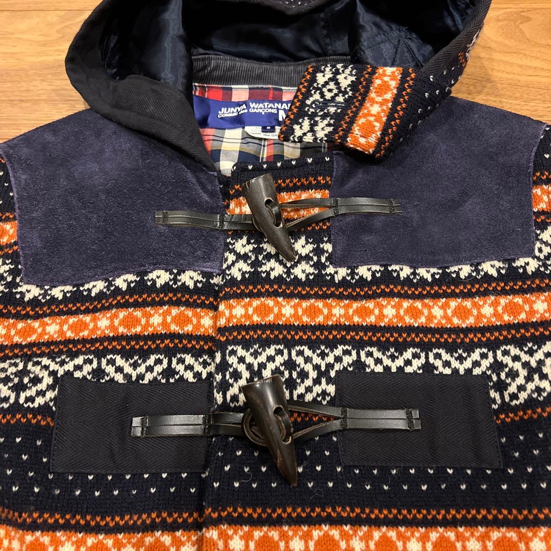 JUNYA WATANABE ノルディック　ダッフルコート　コムデギャルソン