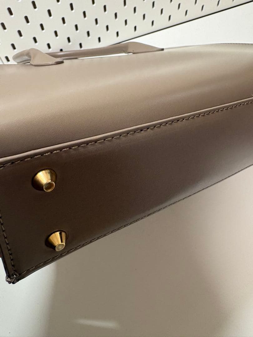 lieulien x nap エコレザー 2way スクエア バッグ モカ