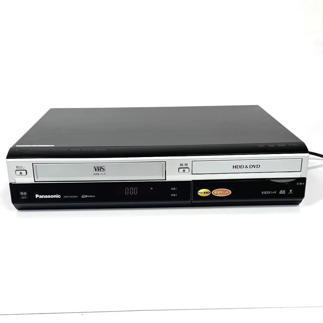 パナソニック DMR-XW200V DVDレコーダー VHSビデオ一体型