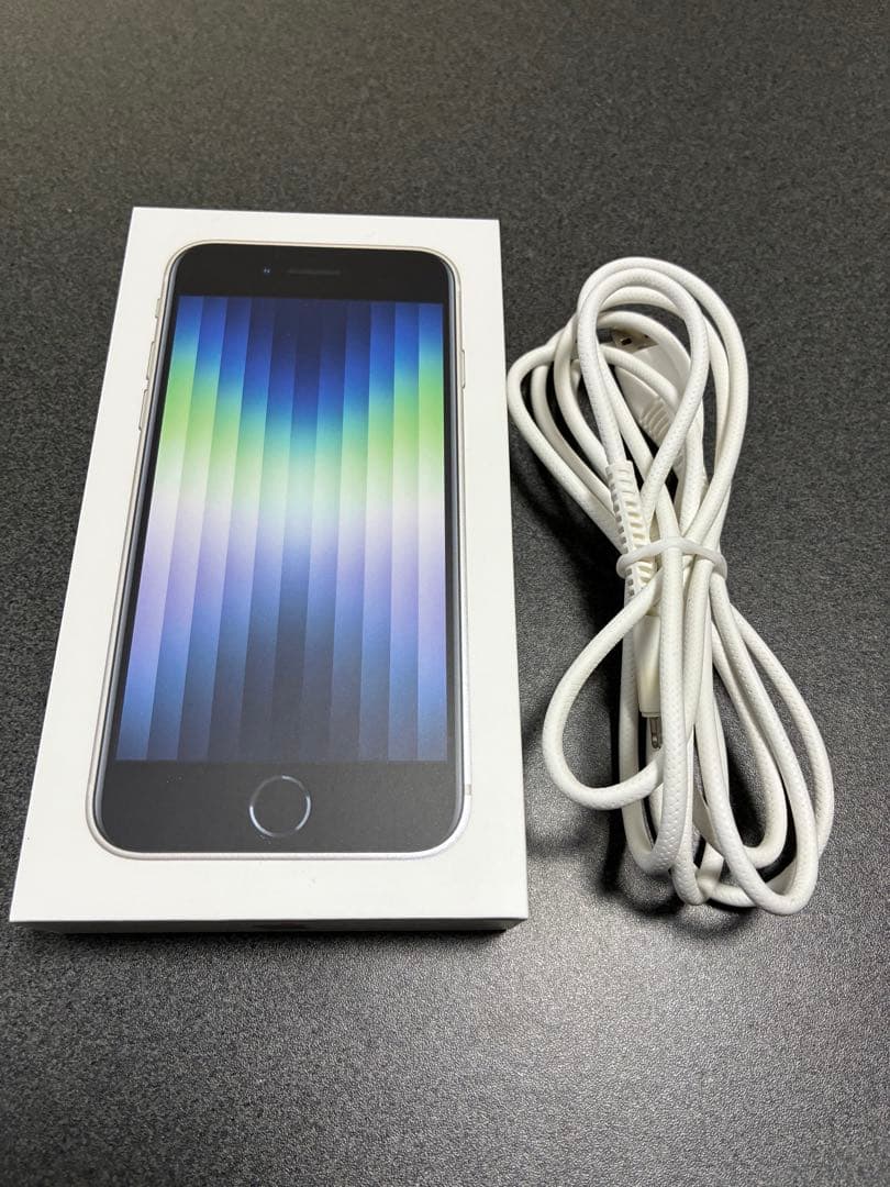 iPhoneSE 第3世代 128GB 白White　simフリー