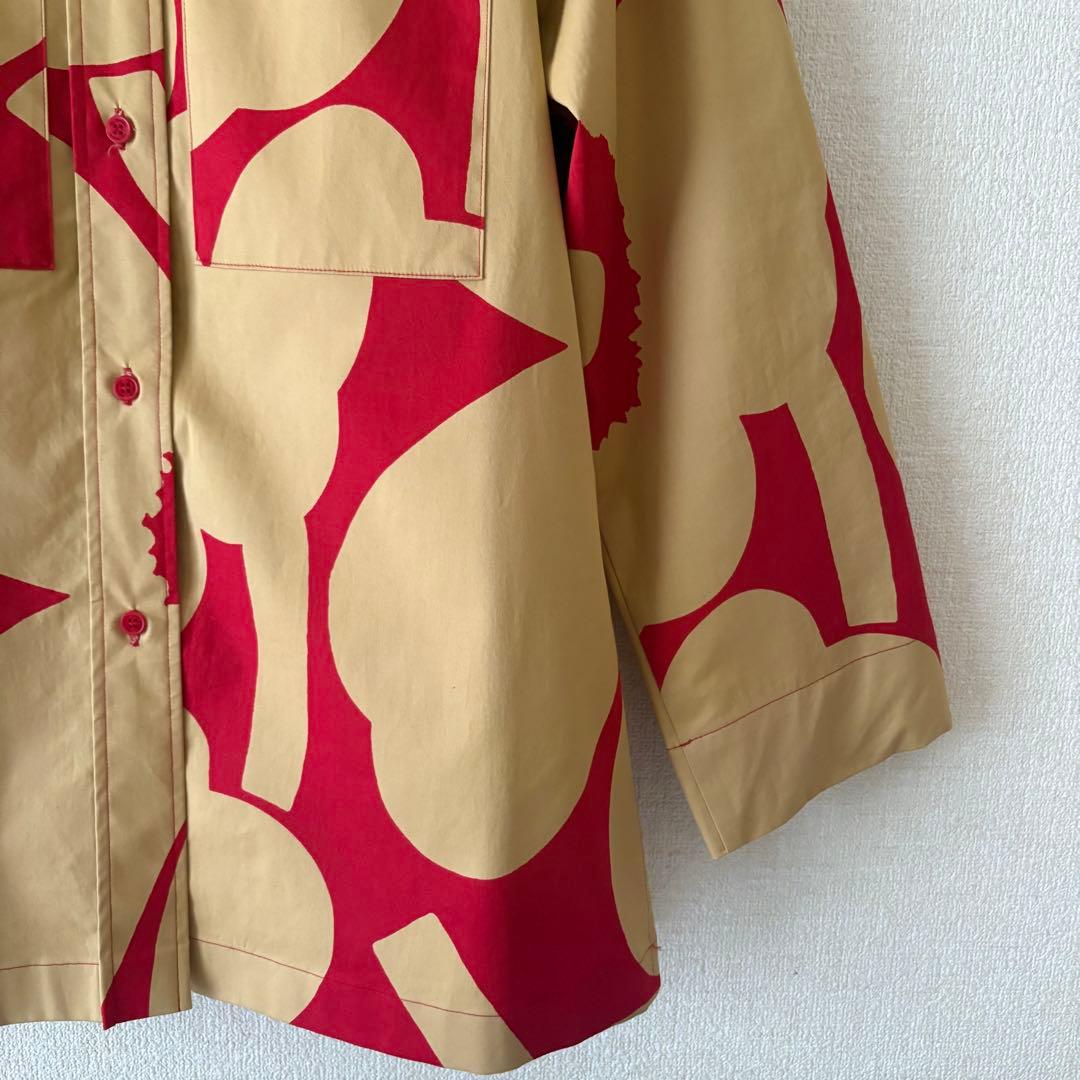 マリメッコ　ウニッコ柄ブラウス　36サイズ