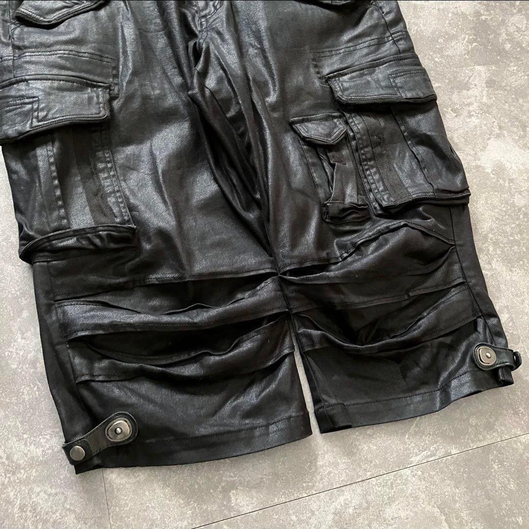 パンツ TORNADO MART coating cargo short PT Y2K