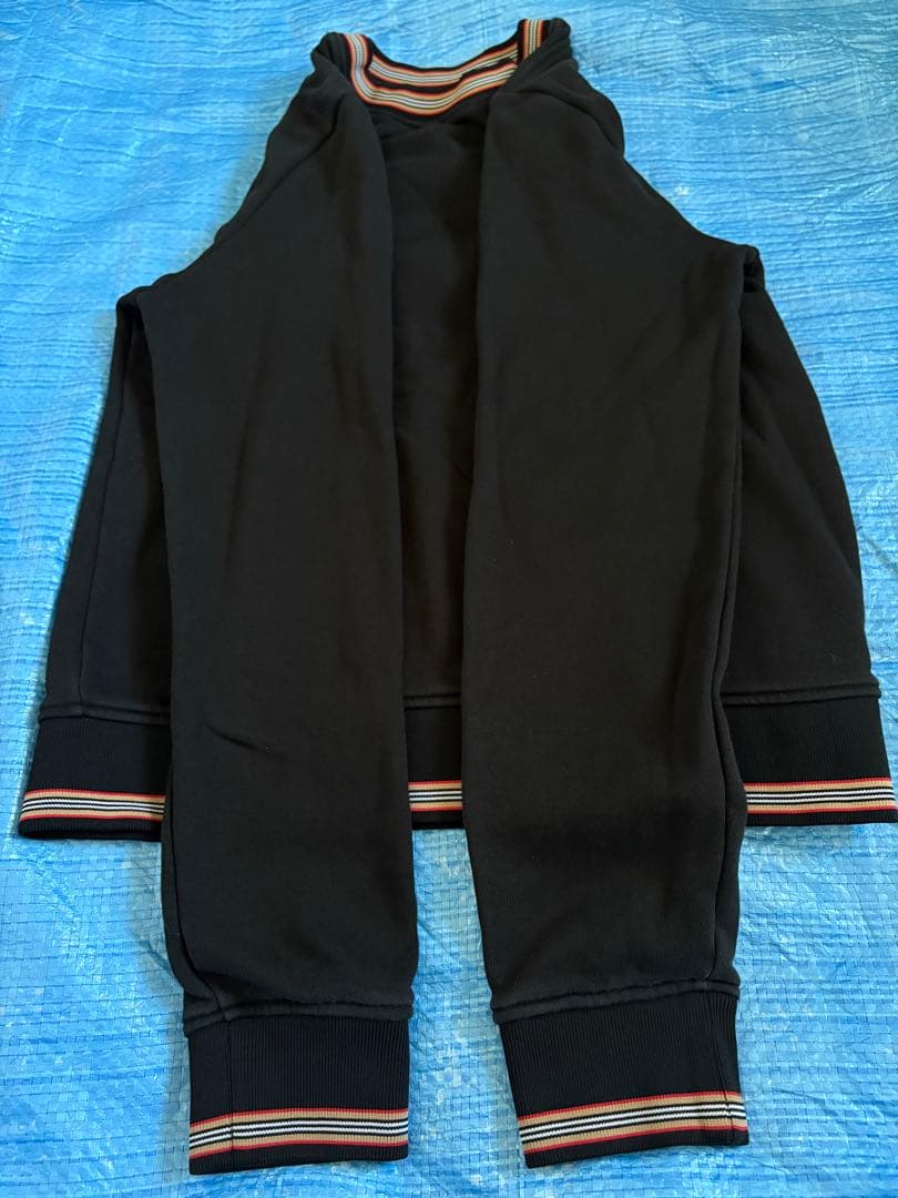 BURBERRY⬛︎スウェット⬛︎トレーナー⬛︎ブラック⬛︎ロゴ⬛︎クリーニング済み