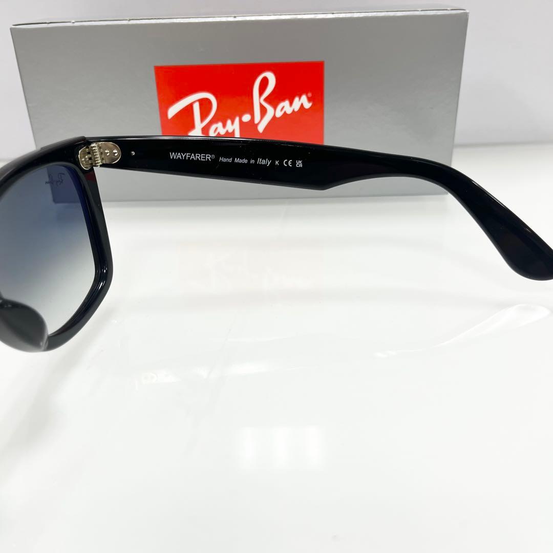 安心！正規RayBanレイバン RB2140F901/3Fブラック×ブルーグラデ