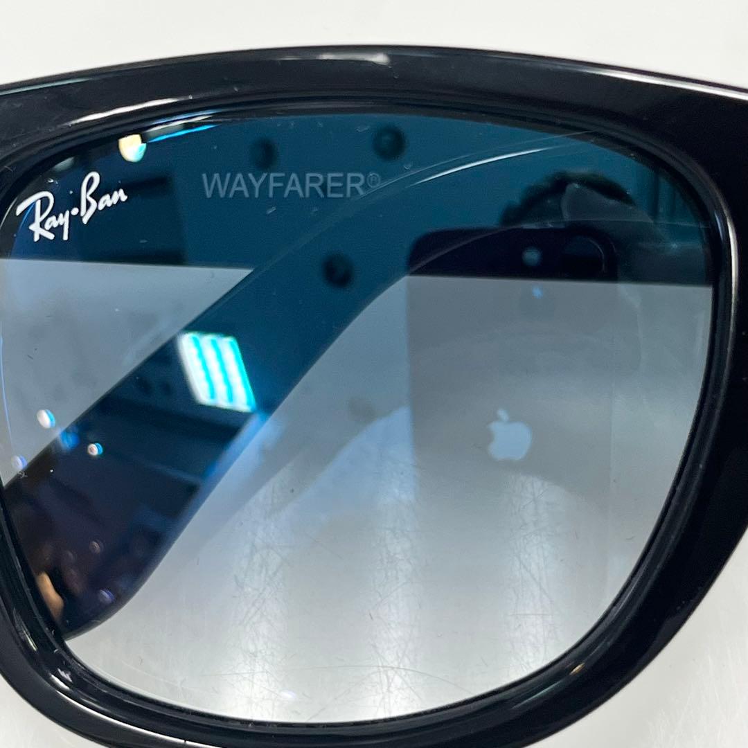 安心！正規RayBanレイバン RB2140F901/3Fブラック×ブルーグラデ