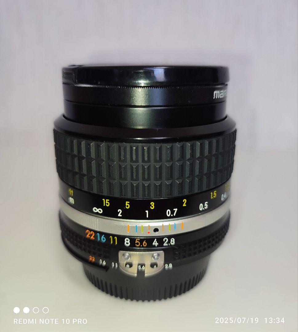 NIKKOR 35mm 1:2.8 単焦点レンズ中古美品