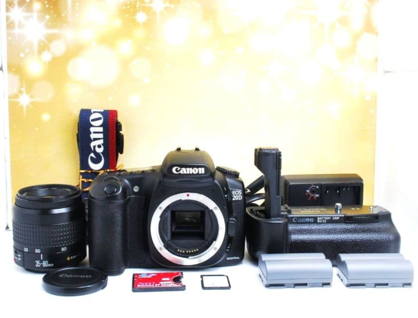 CANON　EOS 20D⚡️一眼レフ⚡️広角から中望遠⚡️キャノン⚡️初心者