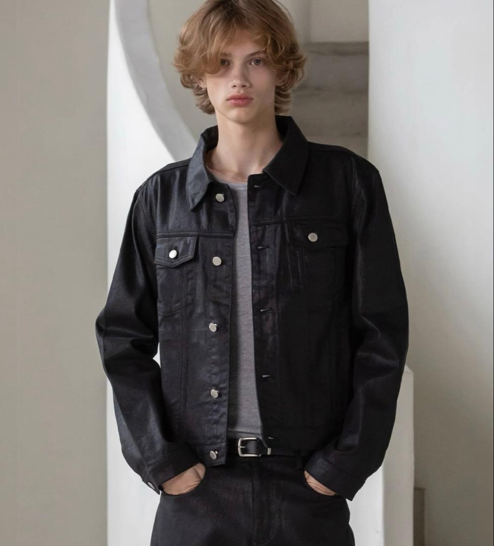 DECOROSO コーティングデニムジャケット 01