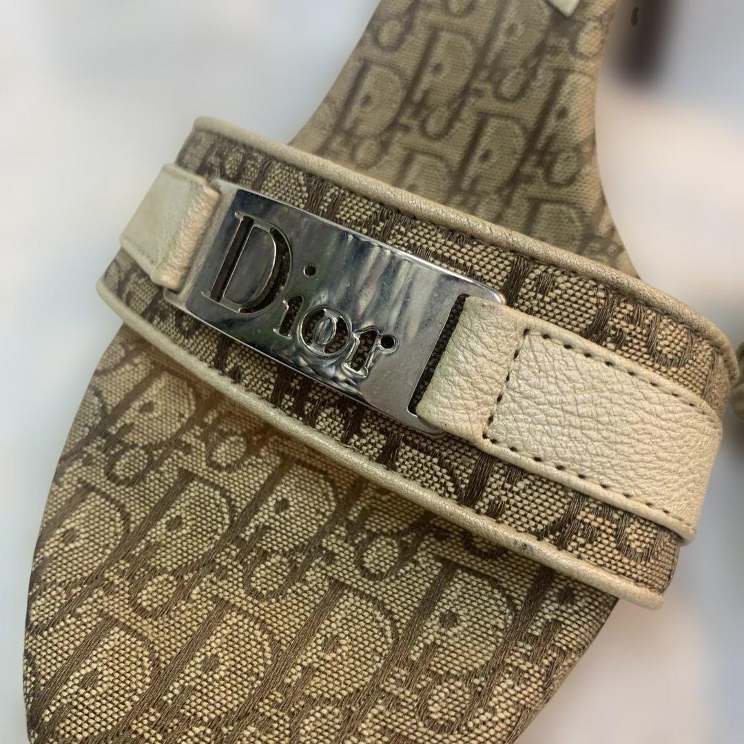 Dior ロゴ　サンダル　ヒール約7cm サイズ36