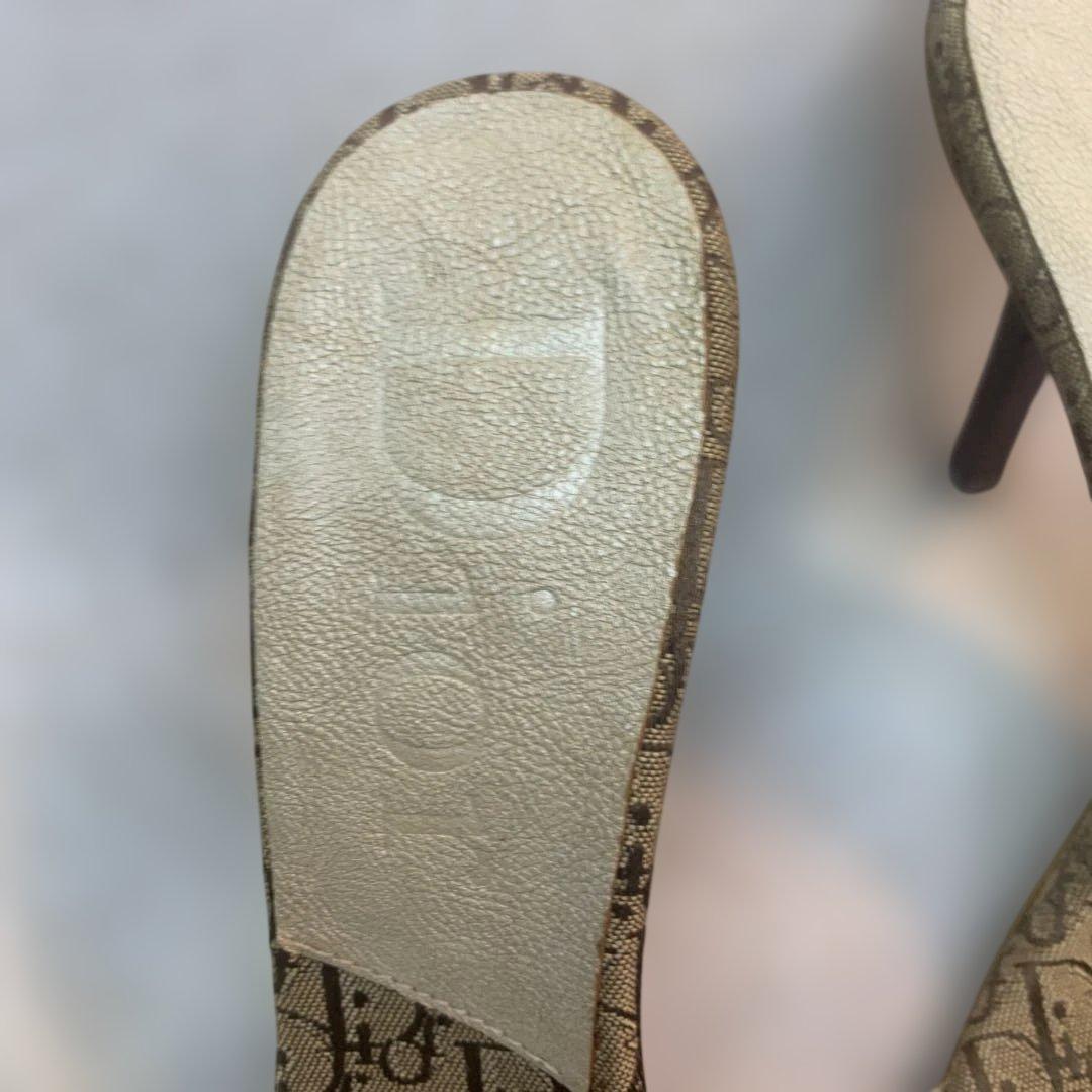 Dior ロゴ　サンダル　ヒール約7cm サイズ36